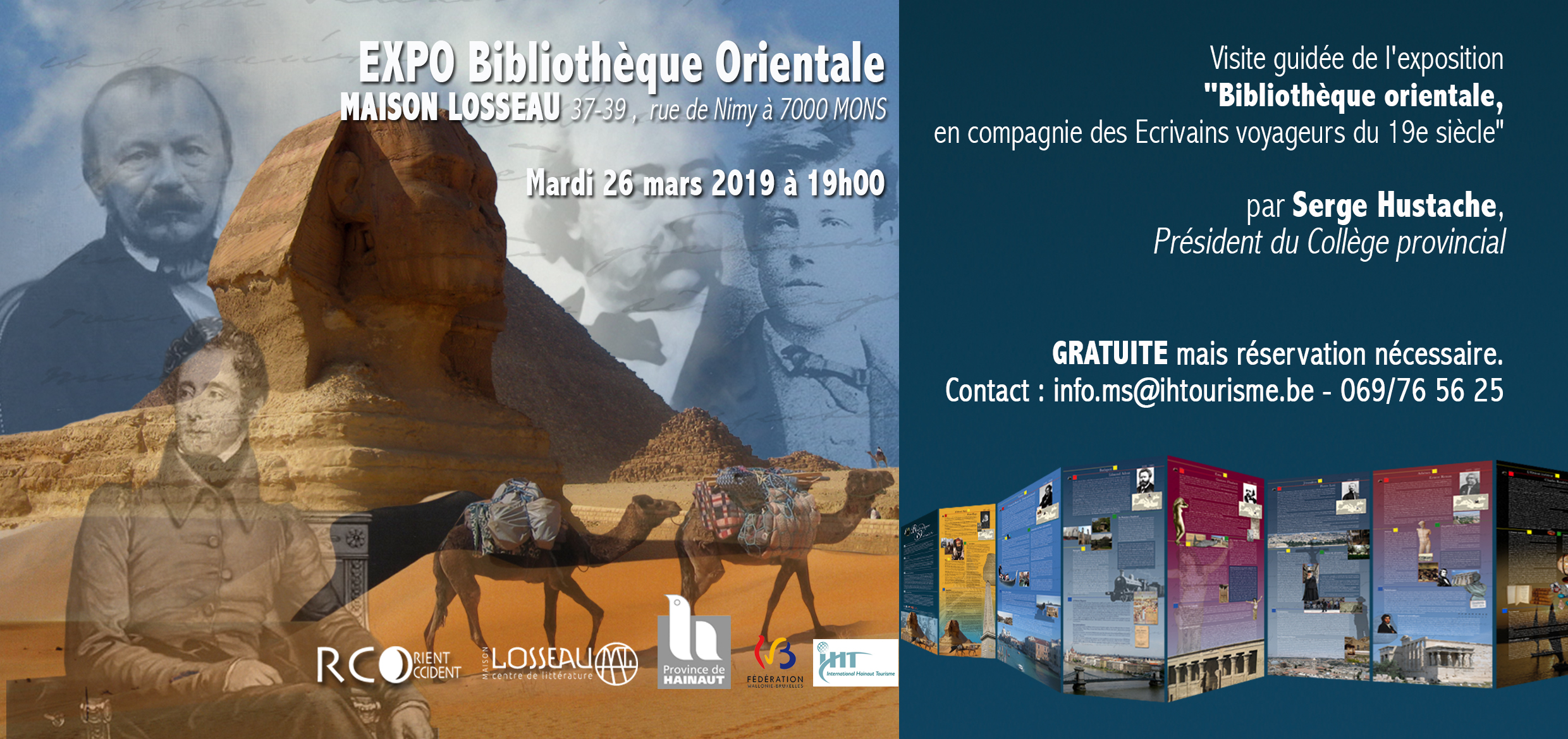 Exposition du 26 mars 2019 de Serge Hustache : Bibliothèque orientale