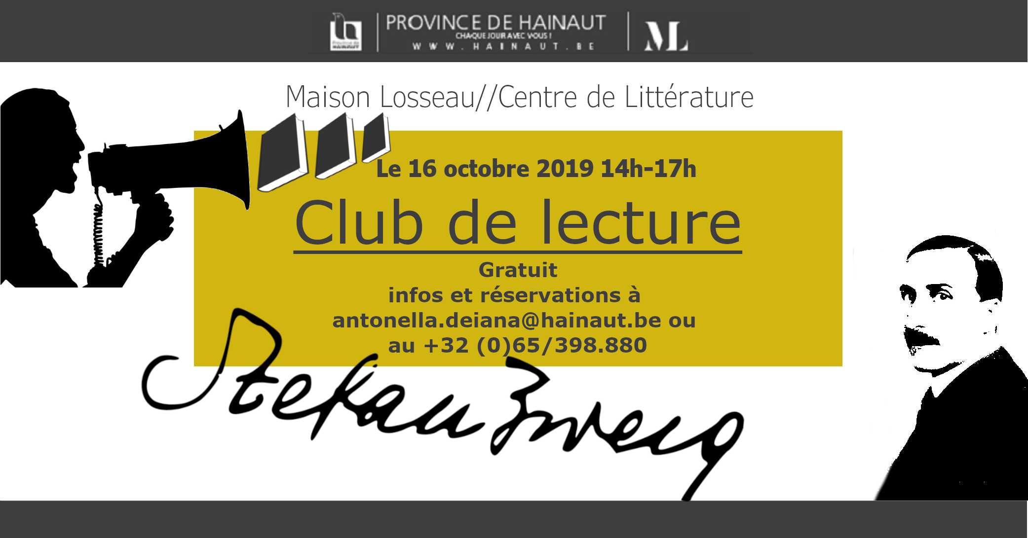 Club de lecture Maison Losseau Stefan Zweig