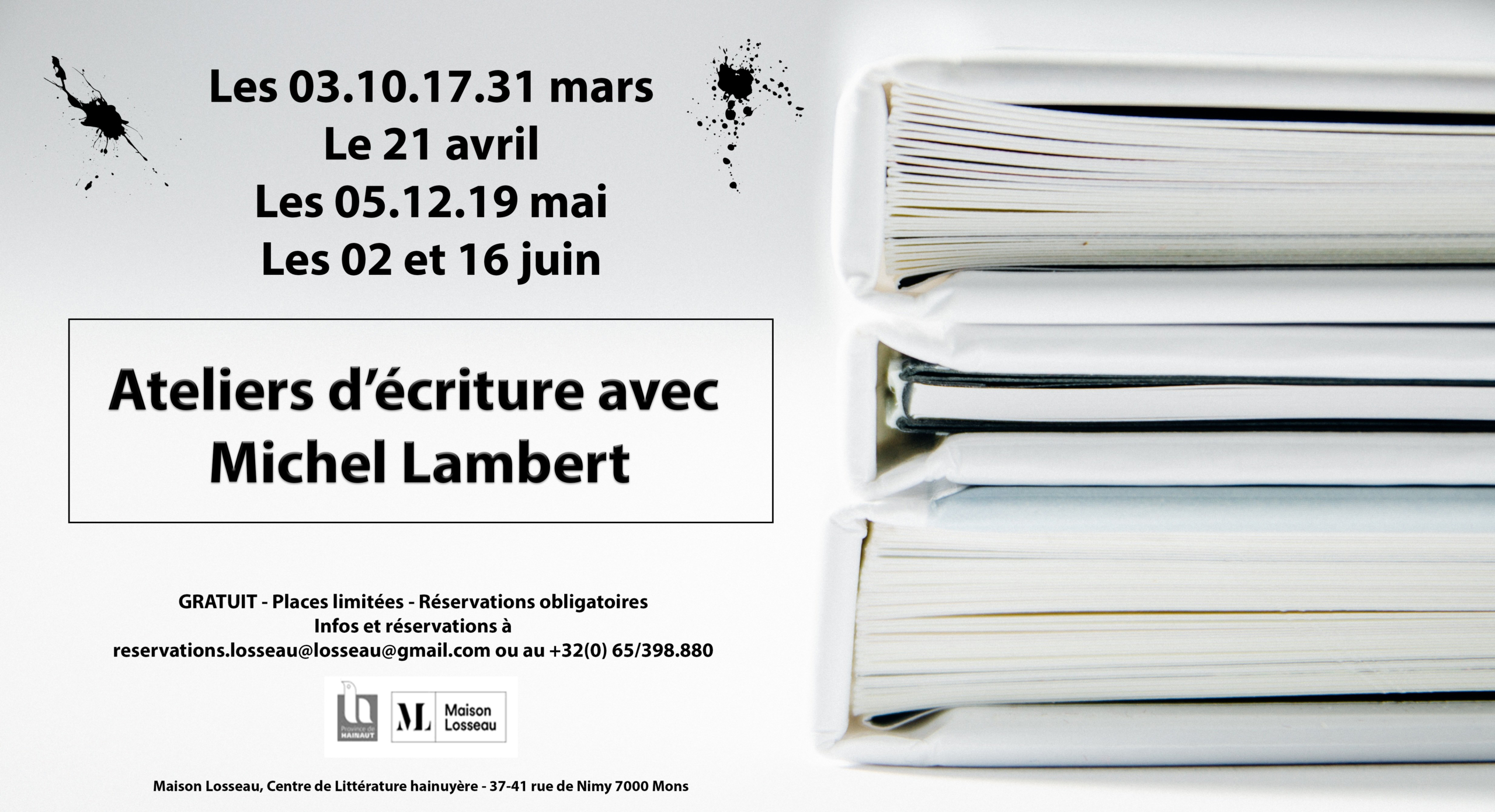 Ateliers d'écriture de Michel Lambert