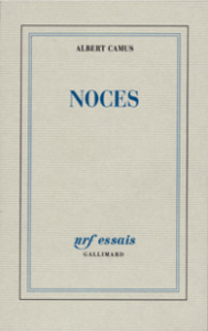 Première de couverture Albert Camus, Gallimard, Noces