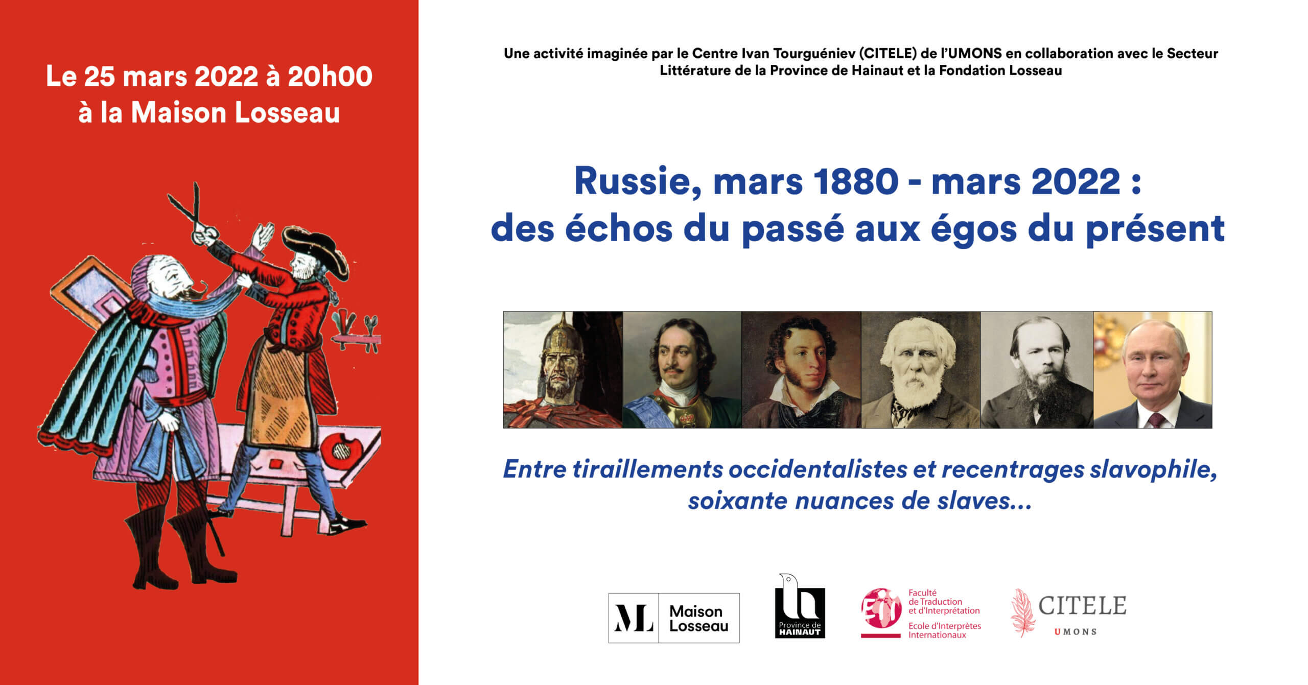 Visuel conférence Russie Tourgueniev