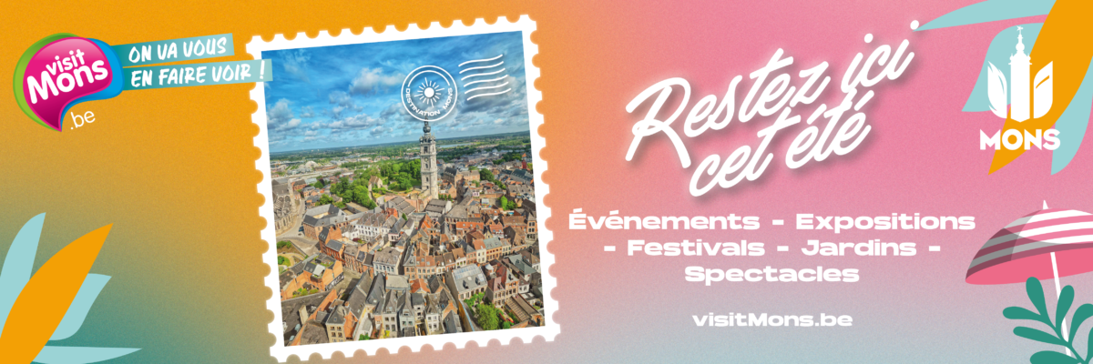 Visuel officiel de Destination Mons été 2022