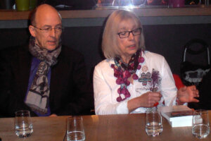 Françoise Houdart et Daniel Charneux lors d'une rencontre littéraire