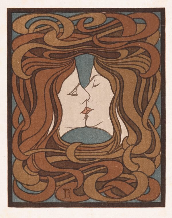 Le Baiser, Pierre Behrens, 1898
