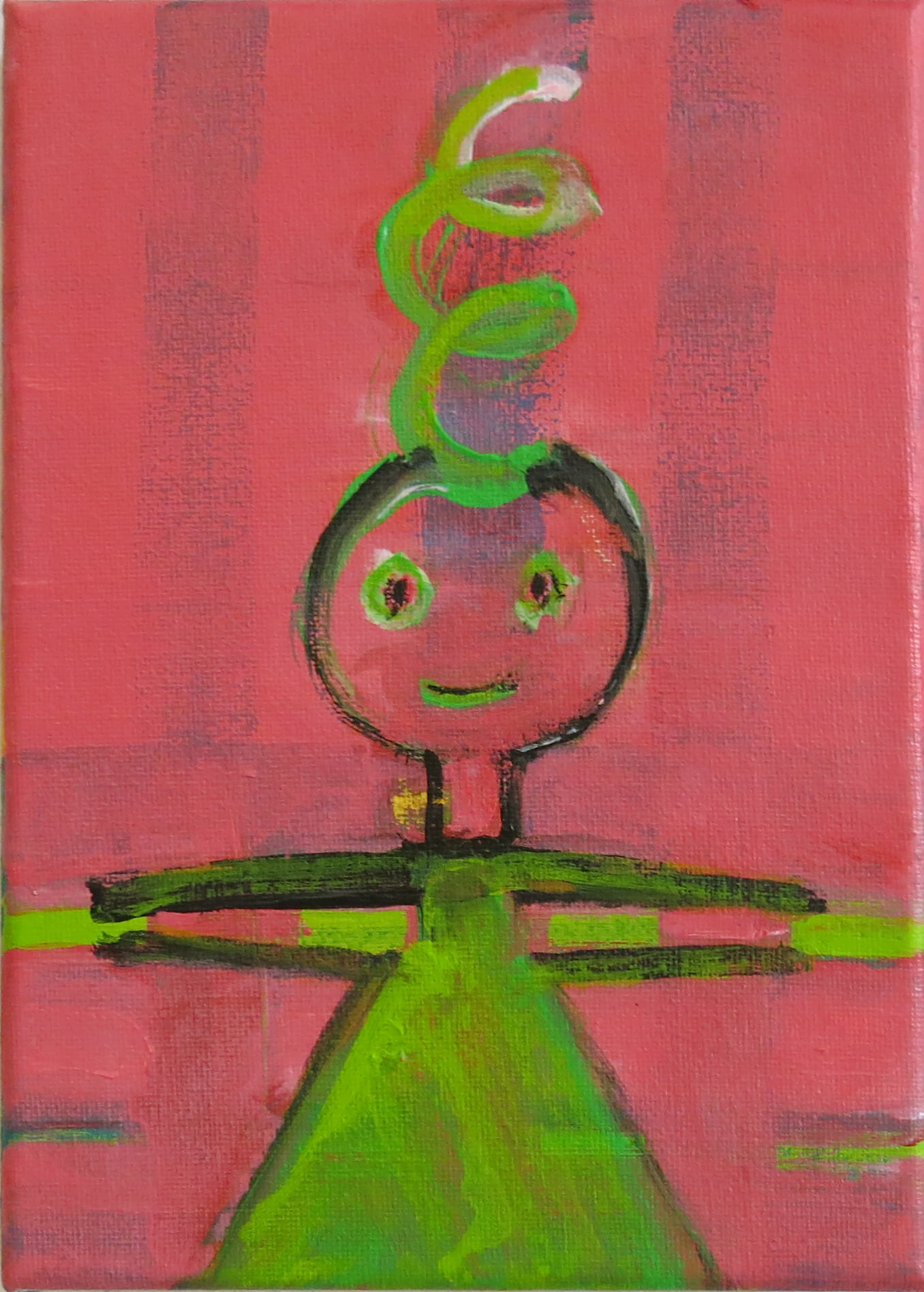 la derviche tourneuse, autoportrait dans l'atelier